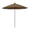 California Umbrella 9' Black Aluminum Market Patio Umbrella, Olefin Woven Sesame 194061335703 - alternate 1